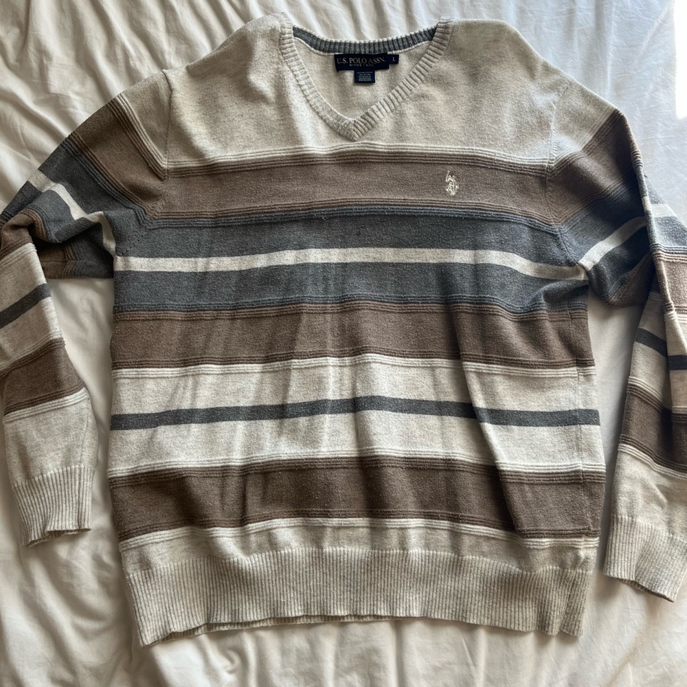 Striped US Polo Assn Sweater